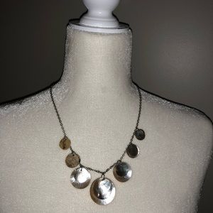 Shell necklace. Reversible.
